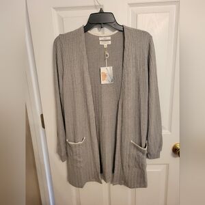 Blu Pepper Heather Gray Women's Cardigan
